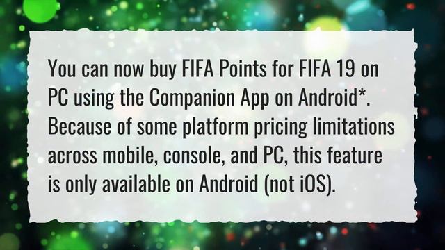 How do you get FIFA 19 points on the web app? смотреть онлайн