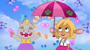 Поляна бабочек 🦋🌸 Забезу с друзьями отправляются в парк смотреть бабочек 🦋 Очень красивая серия