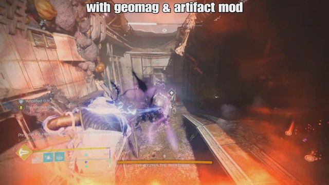 Destiny 2: Chaos reach damage test with thunderous retort artifact mod смотреть онлайн