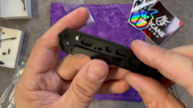 Arcane Design PREYTHEON Knife: First Look w/ Damasteel & Zircuti Install смотреть онлайн