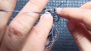 Фриволите анкарс. Серьги МК