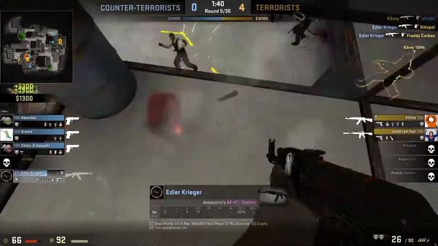 CS:GO Rage Cheater in Match Making with Friends. смотреть онлайн