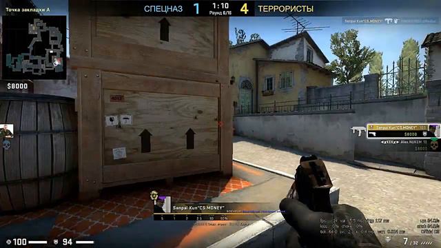 ИГРАЮ НАПАРНИКИ НА КАРТА INFERNO В CS:GO смотреть онлайн