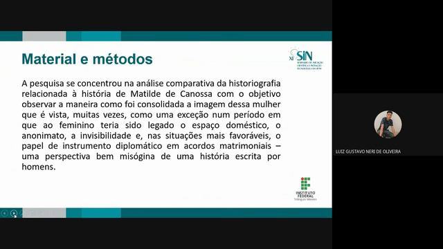 XI SIN IFTM - Luiz Gustavo Neri de Oliveira - PIBIC-EM/CNPq- смотреть онлайн
