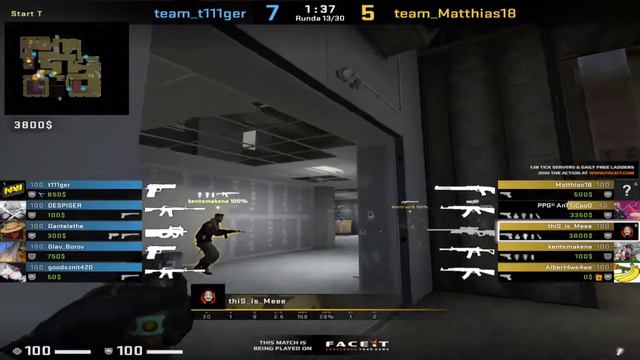 CS GO , Vertigo faceit , Lose смотреть онлайн