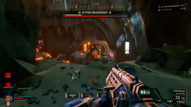 Deep Rock Galactic | Glyphid Dreadnought | Eliminate Mission смотреть онлайн