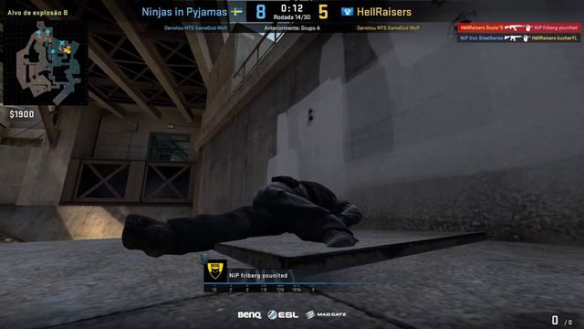 CS:GO MAJOR MVP: FRIBERG VS HELLRAISERS - OVERPASS (ESL ONE COLOGNE 2014)