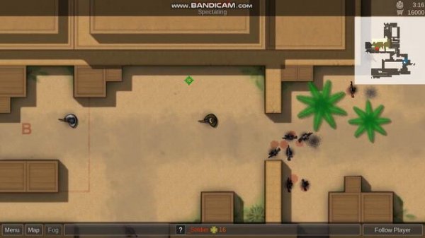 Counter-Strike 2D CS 2D de_dust gameplay CS2D 2/2