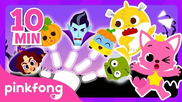 Halloween Finger Family With Pinkfong And Friends@PinkfongPlayground