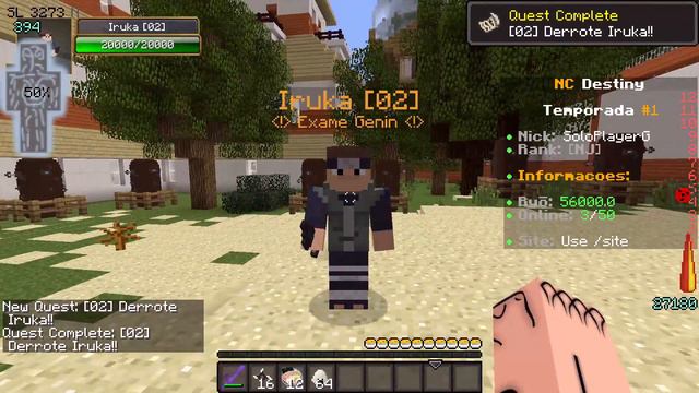 O Novo Melhor Servidor de Naruto C - Naruto Destiny - Minecraft Pirata e Original - (Modos Grátis) смотреть онлайн