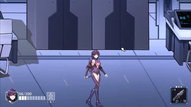 Cyborpunk Crisis - a anime game with action and investigation with a beuty heroine - gameplay смотреть онлайн