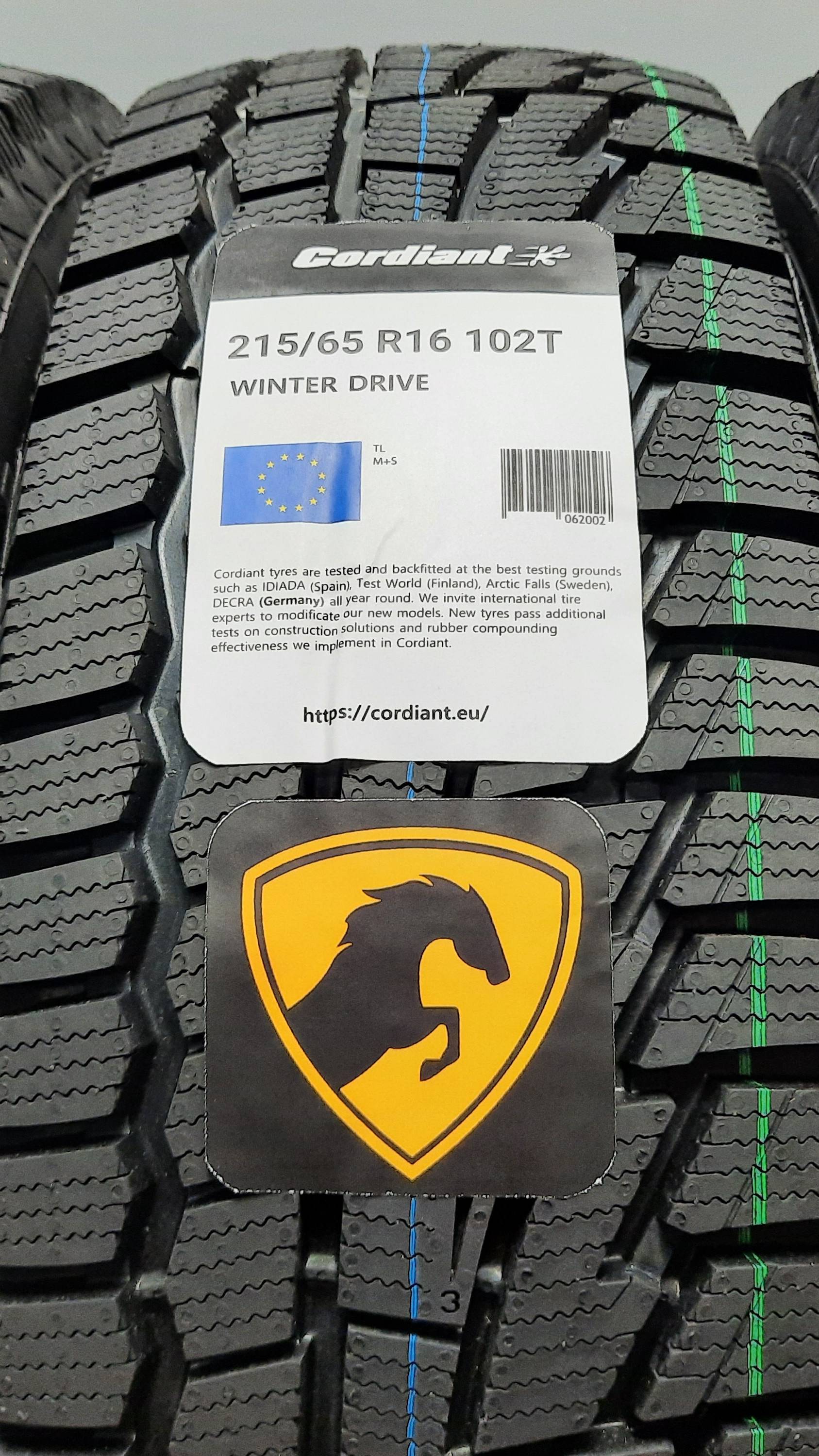 CORDIANT WINTER  DRIVE PW-1 215/65 R16 б/к 102T