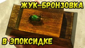 Жук в Эпоксидной Смоле на Подставке [DIY]
