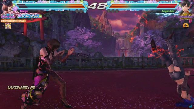 3769 - Tekken 7 - Coouge (Anna Williams) vs Aragon-Gris (Xiaoyu) смотреть онлайн