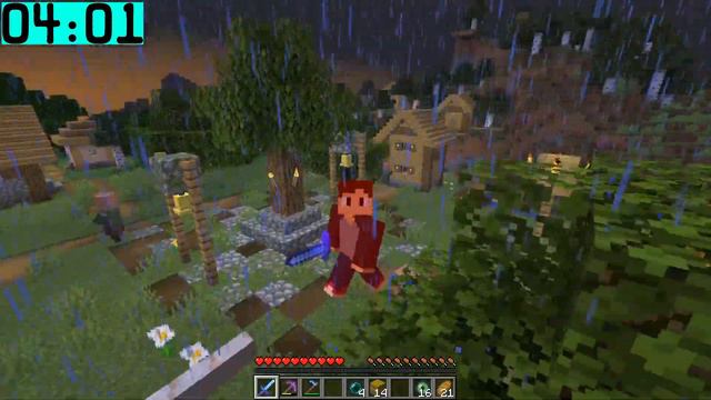 MY LITTLE BROTHER CHALLENGED ME TO BEAT MINECRAFT IN BABY MOD смотреть онлайн