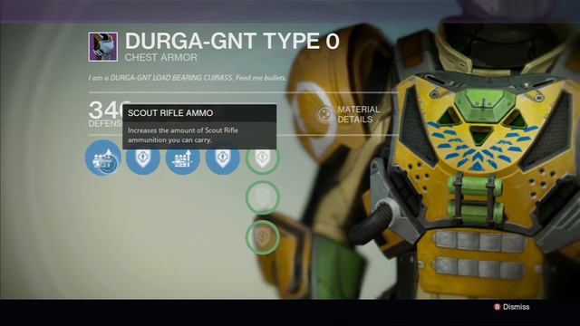 Destiny Legendary armor "Durga-gnt type 0" Chest armor смотреть онлайн