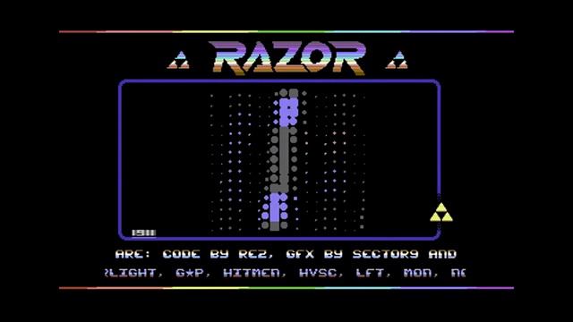 Razor 1911 - Back in the Saddle - C64 4K Intro смотреть онлайн