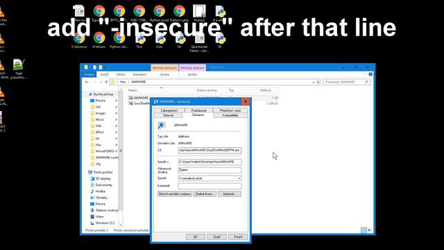 How to use -insecure in AIMWARE launcher смотреть онлайн