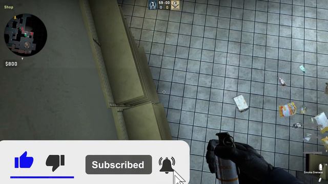 CSGO: Mirage One Way Smoke (Kitchen) | Mirage Tricks (2021) смотреть онлайн
