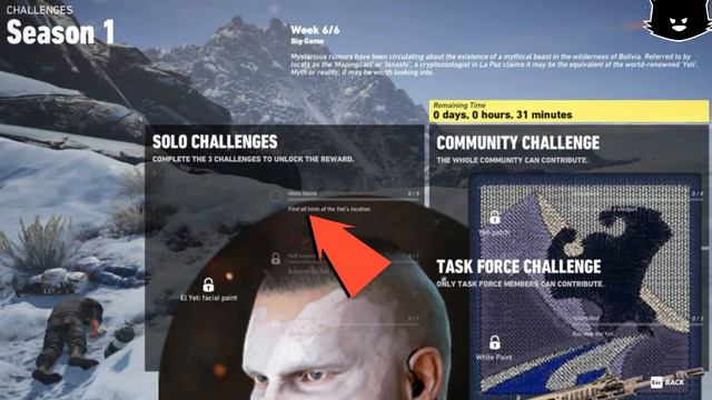 "YETI FACE PAINT?, WEEK 6 CHALLENGES", GHOST RECON WILDLANDS, FOURTWENTYGUITAR,PS4 смотреть онлайн