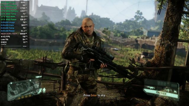 Crysis 3 Remastered - GTX 1060 (3GB) - i5 8400 - All Settings Tested смотреть онлайн
