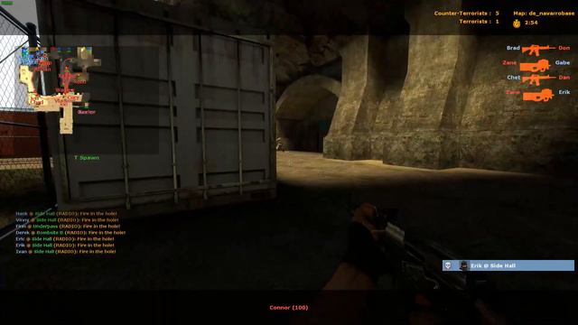 Counter-Strike: Source 15 VS 15 Bot Fight de_navarrobase смотреть онлайн