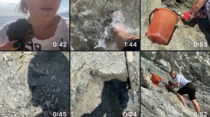 Влог. Добыча Южного берега, голубая глина. Чёрное море. 22 сентября)