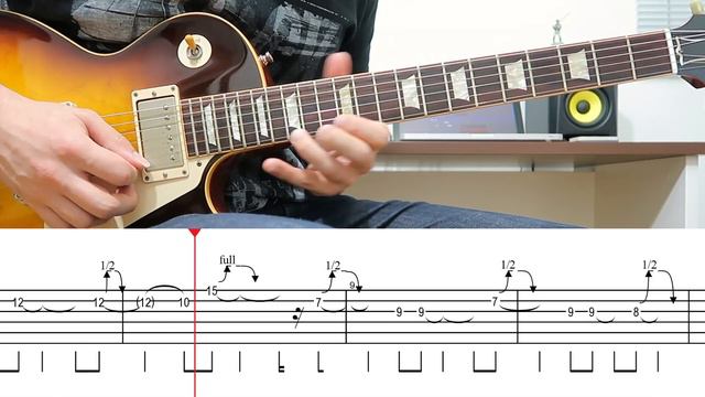 Sweet Child O' Mine (Solo 3) - ORIGINAL Eb TUNING - Lesson - With Tabs смотреть онлайн