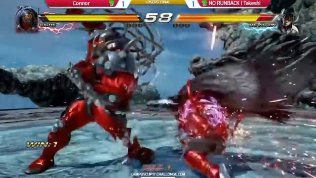 Tekken 7, Connor Vs NO RUNBACK Takeshi Campus Cup 2017