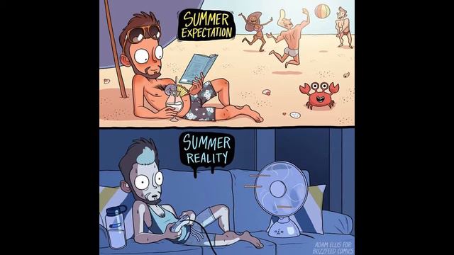 The Funniest Comics By Artist Adam Ellis | Expectations Vs Reality Funny Comics | Funny Comics |