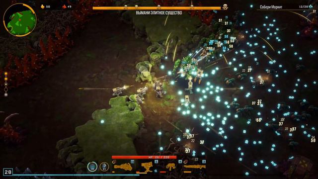 Deep Rock Galactic Survivor Ветвистая лощина Пулемётчик смотреть онлайн