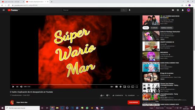 La primera vez que defiendo a Super Wario Man (De sus copias no oficiales) смотреть онлайн