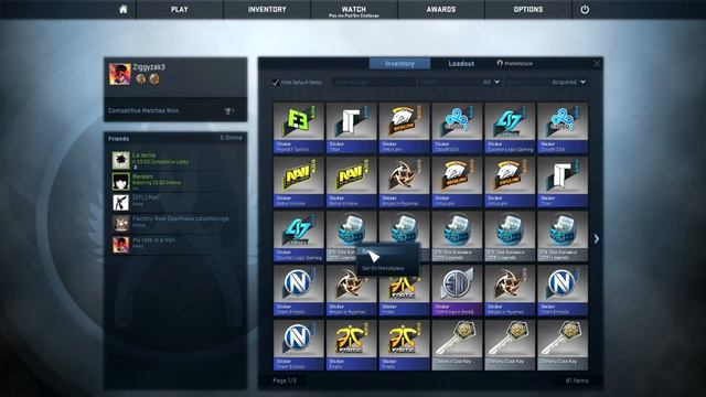 CS:GO ESL Katowice 2015 Pick'em Day 1 + Sticker Opening смотреть онлайн
