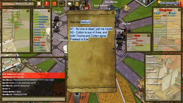 Town of Salem - Ranked Practice | Serious Mafia Majority смотреть онлайн