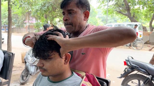 THE STRONGEST HEAD, BACK, NECK & HANDS MASSAGE FIRST TIME 💣💈 ASMR PAINKILLER BARBER MASSAGE 🔥💪 смотреть онлайн