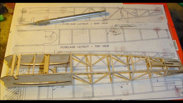 Dumas Fokker Eindecker E.111 Build Progress 1