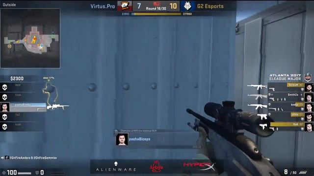CS GO Pashabiceps FAIL | ELEAGUE Major Day Two VP vs G2 смотреть онлайн