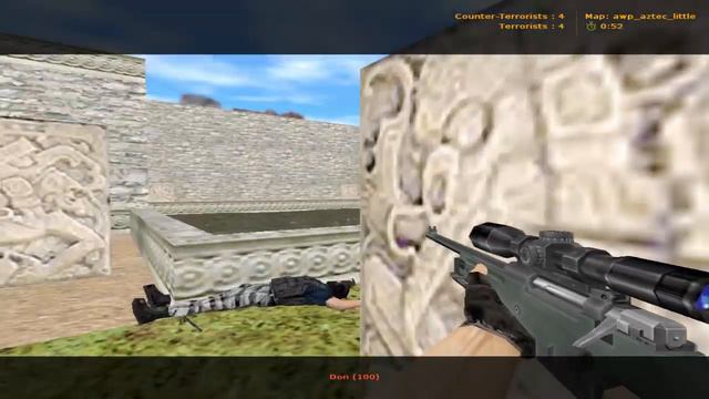 Awp_Aztec_Little Maps Counter Strike 1.6 смотреть онлайн