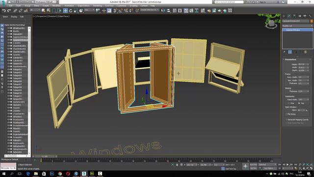 Основы 3ds max: примитивы смотреть онлайн