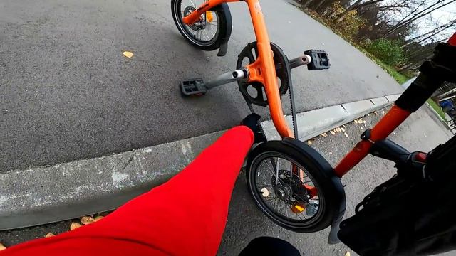 Strida. Заезд на бордюр! смотреть онлайн