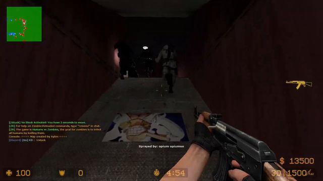 zm eh prison map in Counter-Strike: Source (CSS) - Zombies (178) смотреть онлайн