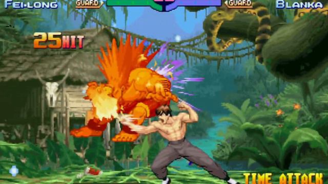 STREET FIGHTER ALPHA 3 - FEI LONG  WORLD TOUR【TAS-PSX】
