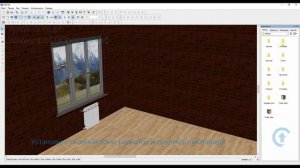 PRO100 v6 Kray. Как сделать  солнечный свет  и вид из окна комнаты