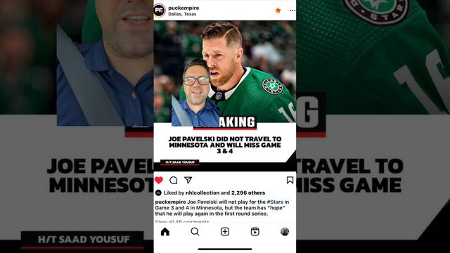 Joe Pavelski is out for game three and four against the Minnesota Wild смотреть онлайн