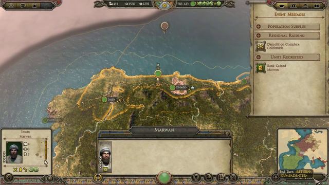 Total War: ATTILA - Age Of Charlemagne - Emirate Of Cordoba #7 смотреть онлайн