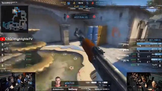 Astralis vs Vega Squadron Inferno Highlights FACEIT Major London 2018 - CS:GO Replays смотреть онлайн