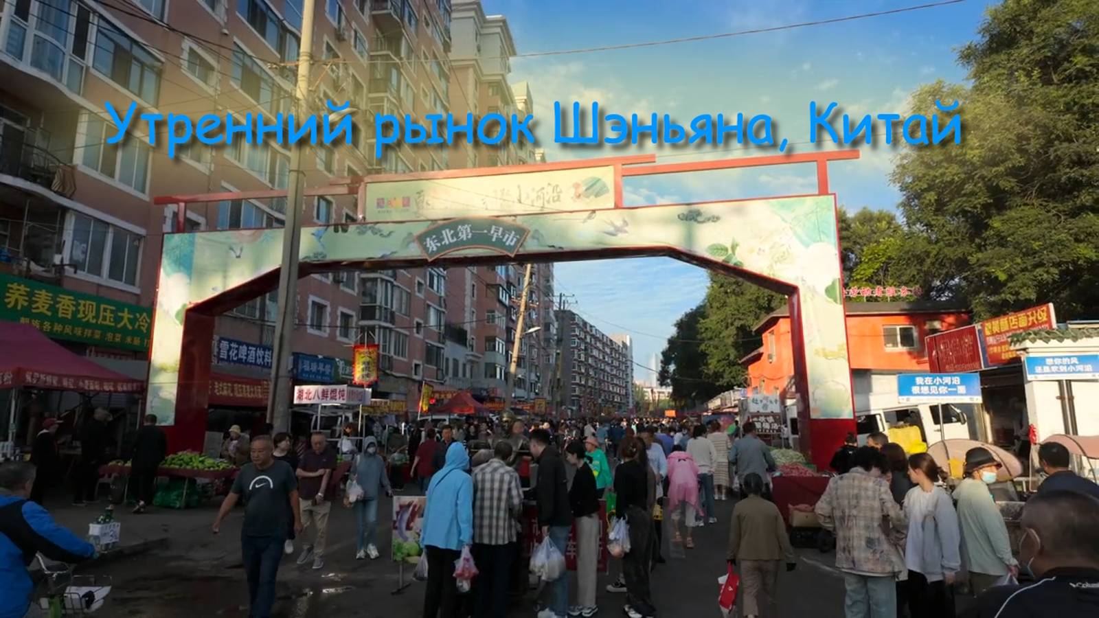 Утренний рынок Шэньяна, Китай смотреть онлайн