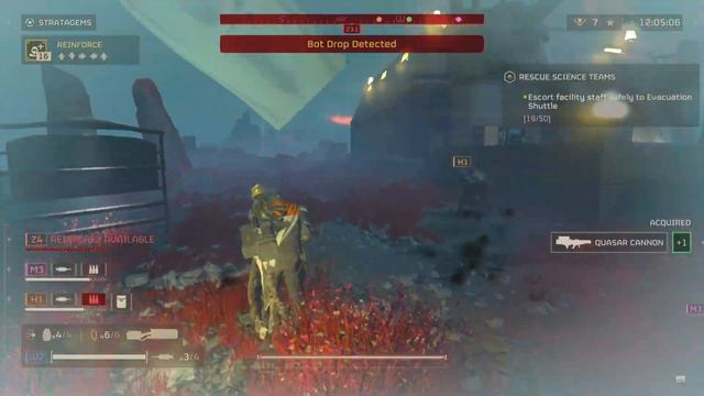 HELLDIVERS 2 level 7 automotan evac and eradication смотреть онлайн