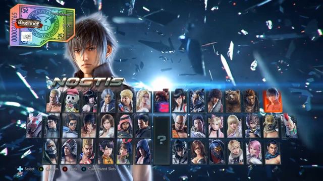 tekken 7 noctis gameplay training смотреть онлайн