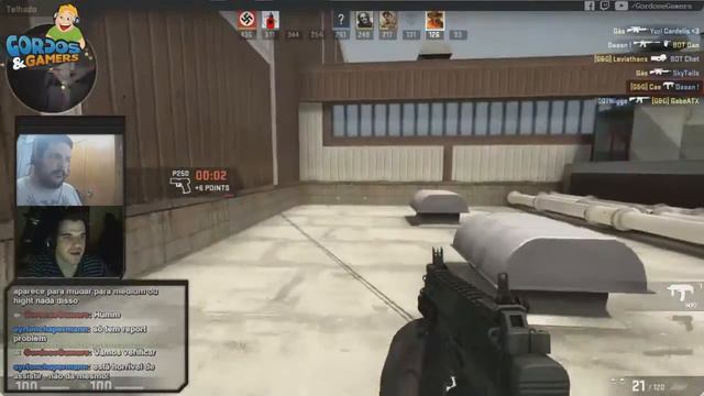 [Gordos & Gamers] - Highlights - Noobando no CS:GO смотреть онлайн